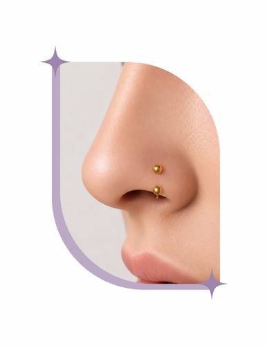 titanium nose piercing 20G