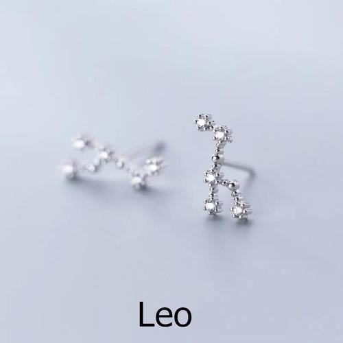 sterling silver astrology earrings