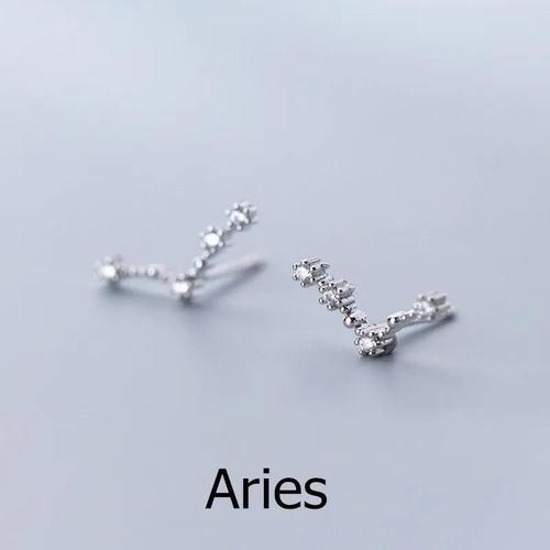 sterling silver astrology earrings