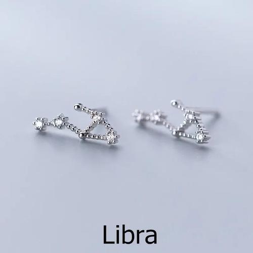 sterling silver astrology earrings