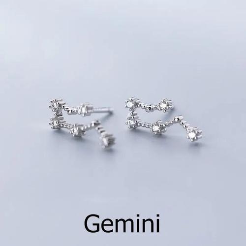 sterling silver astrology earrings