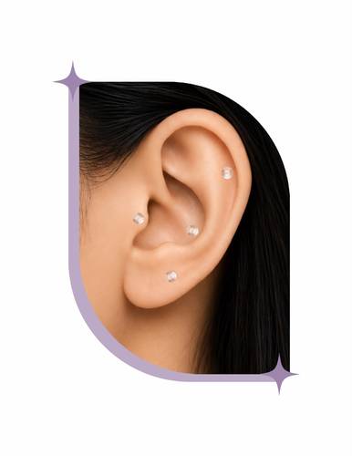Acrylic piercing