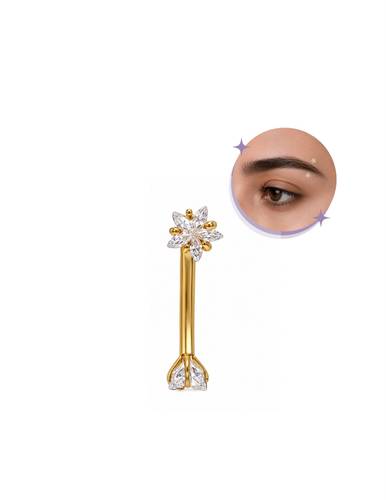 rook-eyebrow piercing
