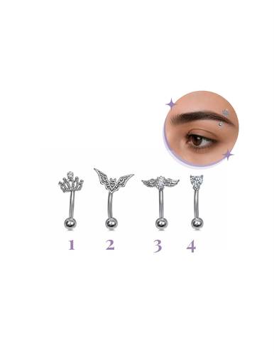 rook-eyebrow piercing