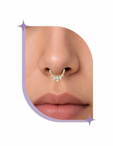 Daith-septum piercing