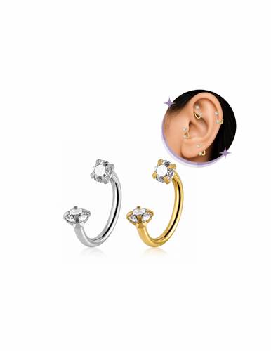 horseshoe piercing 8mm