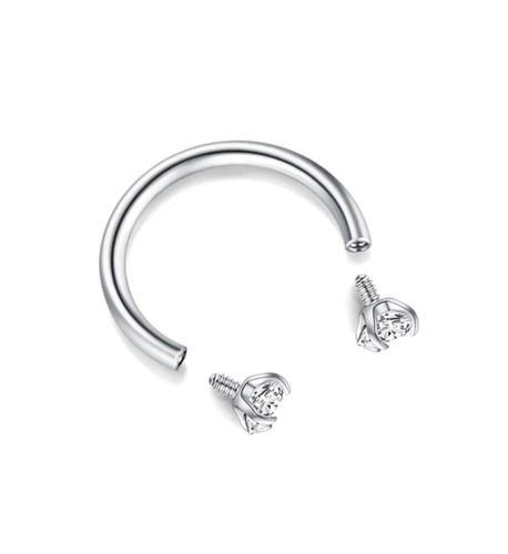 horseshoe piercing 8mm