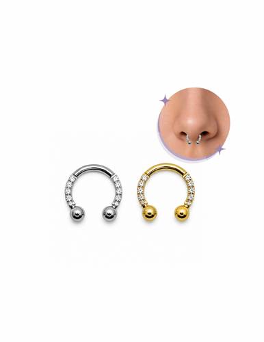 horseshoe piercing