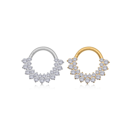 Titanium daith- septum piercing
