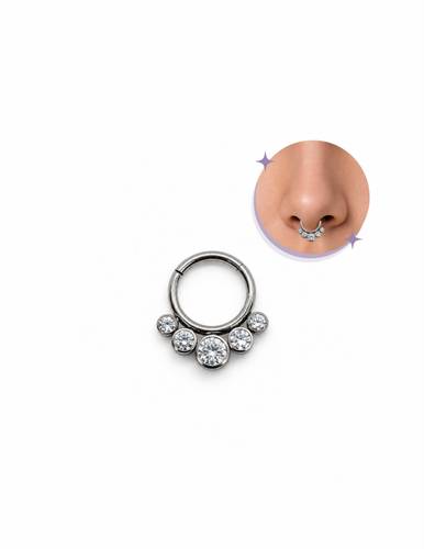 titanium Daith piercing