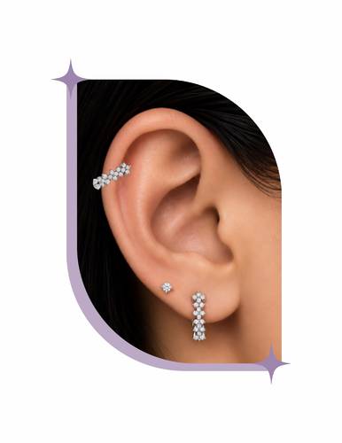 sterling silver hoop