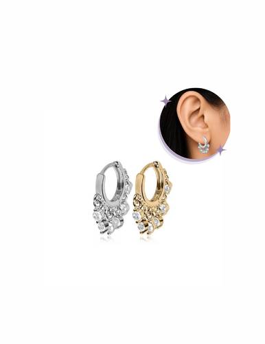 hoop with zircon