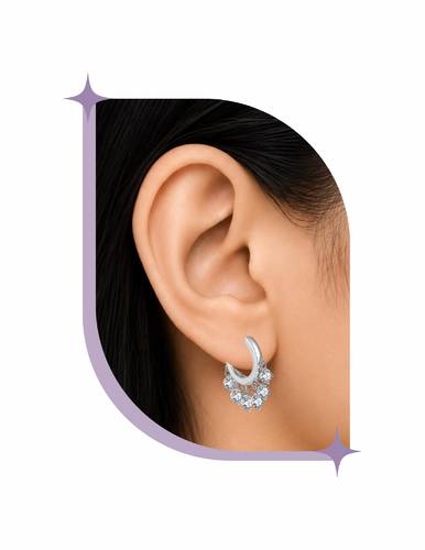 hoop with zircon