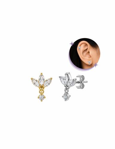 sterling silver ear piercing