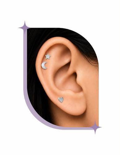 ear piercing Thick Bar (16G)
