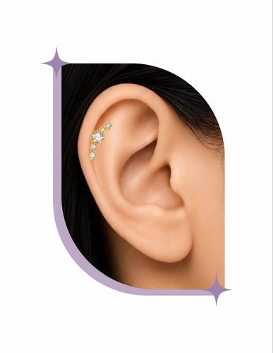 Twinkle piercing Thin Bar (20G)