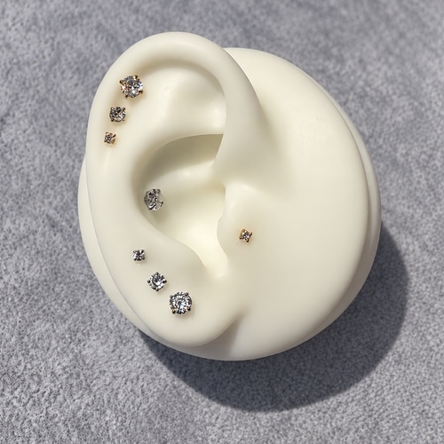 Pure piercing Thick Bar (16G)