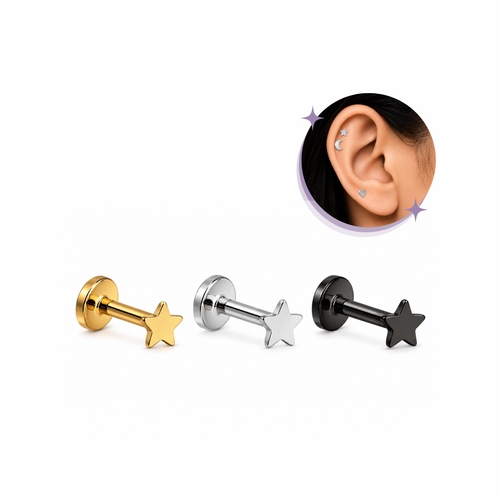 ear piercing Thick Bar (16G)