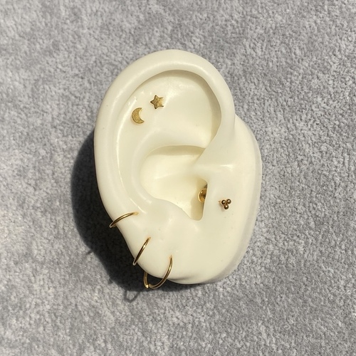 ear piercing Thick Bar (16G)