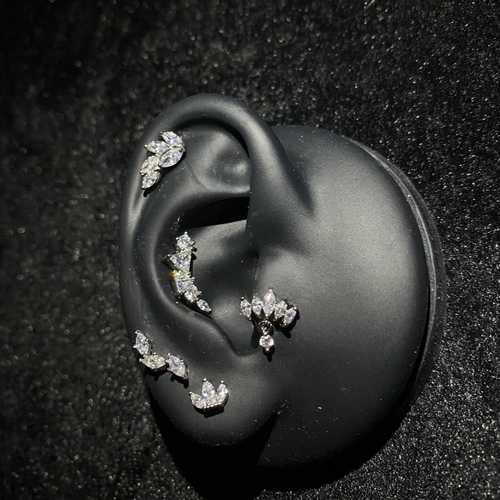 Royal Drop piercing Thin Bar (20G)