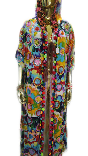 Colourful cardigan hand made