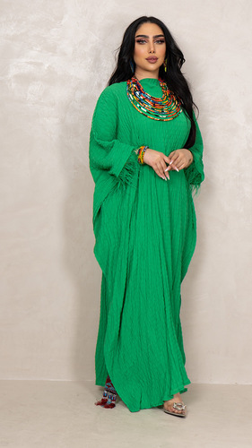 Green caftan - Free size