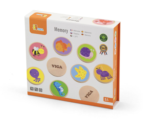 Viga - Animal Pairs Memory Game(32Pcs) - Description:
With vivid print and good finishing, this colorful and attractive memory game is not only fun for the kids to play with but also helps develop motor skills and memory. It is also a nice family game.