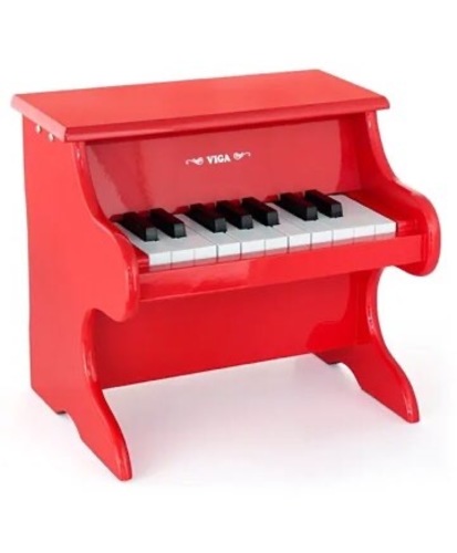 Viga - 18 Keys wooden Piano - The viga 18 key piano is perfect for introducing little people into music. With 11 white keys and 7 black keys they will love exploring the different sound each key makes.

Product Dimensions:33 x 30 x 25.5 cm