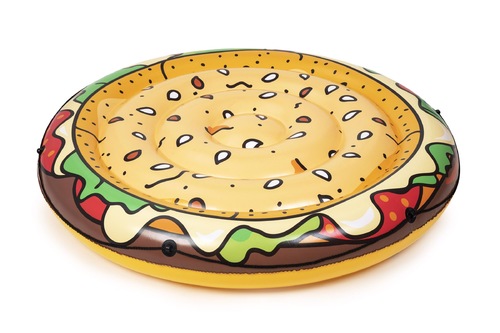 Bestway- Burger Floaty - Size: 1.58m x 1.58m