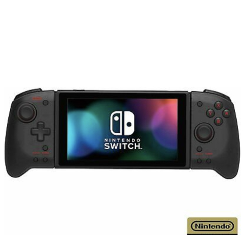 Hori Nintendo Switch Split Pad Pro - Black - Quick Overview:Full-size Controller experience in handheld mode Larger grip, buttons, triggers, analog sticks, and D-Pad Assignable rear triggers, Turbo functionally, and more Officially Licensed by Nintendo