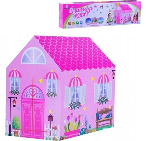 Princess Home - new princess home 2 kids play tent house will provide a comfortable playing space for your kids. This play tent resembles a small home and kids will love to spend time All on their own in this play tent. This tent play house is easy to set up and features two doors giving the much needed ventilation. This tent has fun bright colours that will fuel kid's imaginations for hours of indoor play. Quick and easy to assemble play tent. Made from durable material. Suitable for indoor or outdoor use.