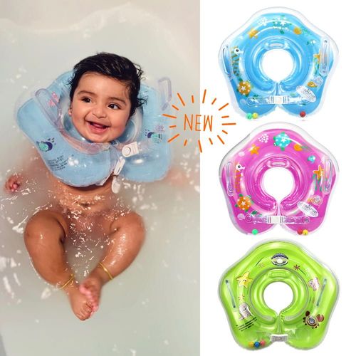 Inflatable Ring Baby Neck - Made of high quality PVC material. 
 Our Products have waterproof, non-toxic and durable characteristics. 
 Double-decked air chamber design, easy to storage and transport. 
 Our Swimming Ring is suitable for the age 18 months old-2 yeas old Smooth leg holes, double handle design make it safe for your baby. 
 Notice Kids should be under parent`s supervision when using this