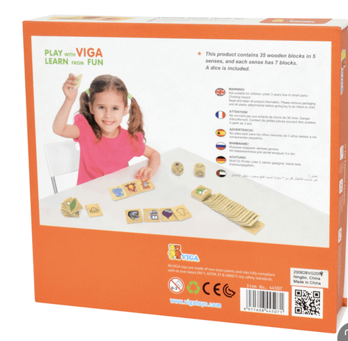 LEARNING SENSES PUZZLE SET By VIGA