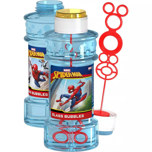 Dulcop Bubbles - Spider-Man Soap Bubbles 300ml - Enjoy hours of bubble blowing fun with this dulcop bubbles. Ideal for party essential. This bubble solution is an essential addition to make your summer more fun. A perfect gift for summer outdoor fun, pretend-play toys, educational toys, and school classroom prize.