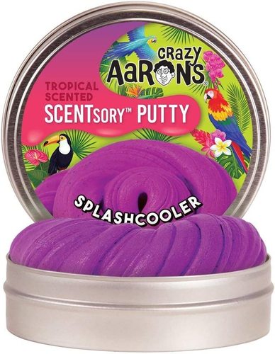 CRAZY AARONS SCENTSORY SPLASH COOLER 2.75 THINKING PUTTY - Crazy Aaron’s new SCENTsory Putty goes way beyond scent to invoke a
 total sensory experience like no other. Indulge your senses with the 
velvety soft touch, the dynamic look, and the wonderful scent and 
discover just how amazing SCENTSory putty can make you feel.