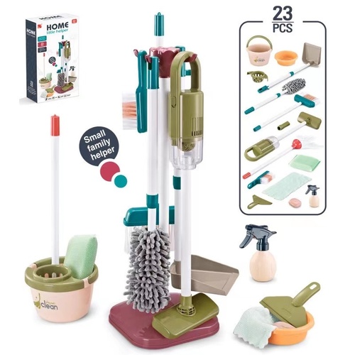 Cleaning Tools Play Set - 23 cleaning tools included