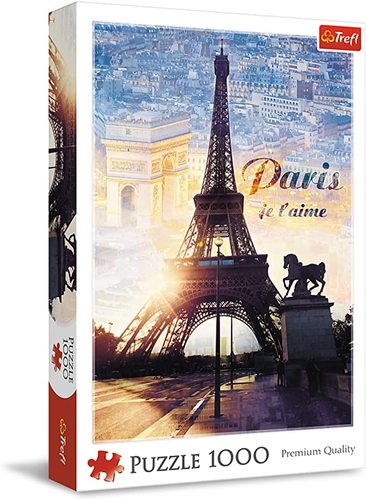 Trefl Paris at Dawn Puzzle (1000 Piece) - Puzzle consisting of 1000 parts Dimensions: 68x48 cm