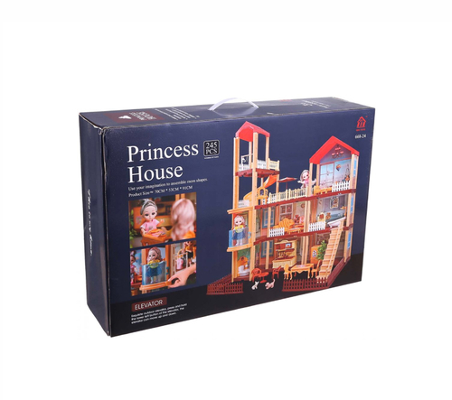 Princess House Shaped Building Set - 201 Pieces