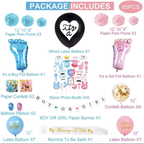 Gender Reveal Party Supplies