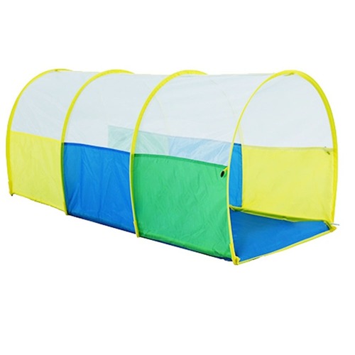 Tunnel Play tent - Description- Enough space for kids to crawl and play - Portable, foldable, lightweight and convenient - Material: Polyester - Color: multicolor - This play tent is great anywhere like home, beach, backyard, park, camping, - Easy to clean with a damp cloth and soap.
Size: 65 * 180