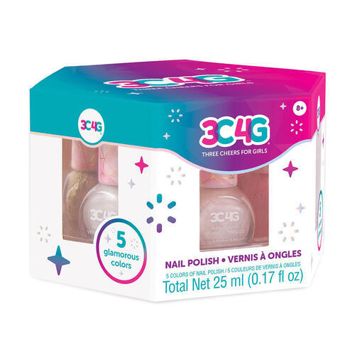 Three Cheers for Girls - Glamorous colors 5 Pack Nail Polish