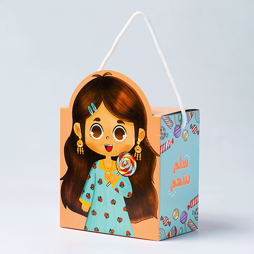 Girl Gergean box - special  Ramadan gift box the shape of a girl 
 Size:Dimensions
    9 × 15 × 14.4 cm
  
   
   Height                                                    

   14.4 cm

  
   
   Width
   15 cm

  
   
   Length
   9 cm