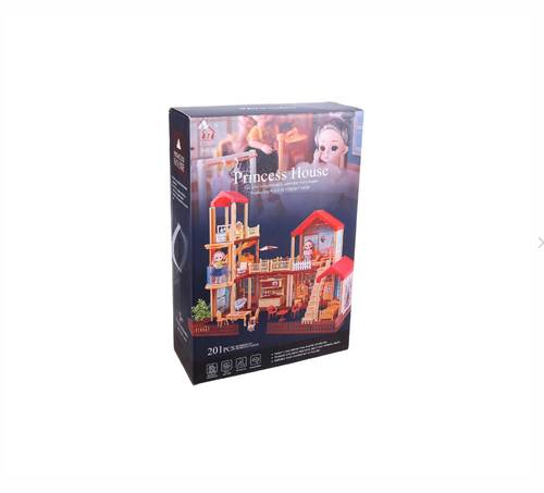Princess House Shaped Building Set - 201 Pieces