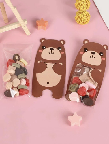 Animal pattern candy bags - 5 pcs