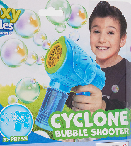 CYCLONE BUBBLE BLASTER  GUN - GALAXY BUBBLES