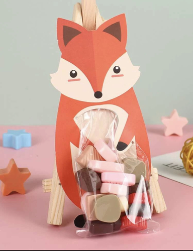 Animal pattern candy bags - 5 pcs