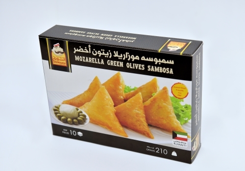 سمبوسة موزاريلا زيتون أخضر (10 حبه)