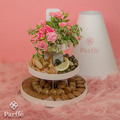 Parffe Chocolate - The Elegant Pyramid - Natural flowers with a mix of citrus fruits - a mix of chocolate