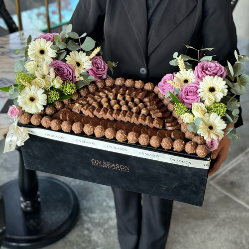 Cho - BC - 1.5 kilo of luxury chocolate, flavors of chocolate: Golden C , Triple Surprise, Marbella, Hazelnut Truffles