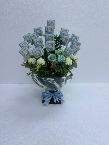 Baby Boys 2599 - Crystal chocolate 18 pieces with flowers